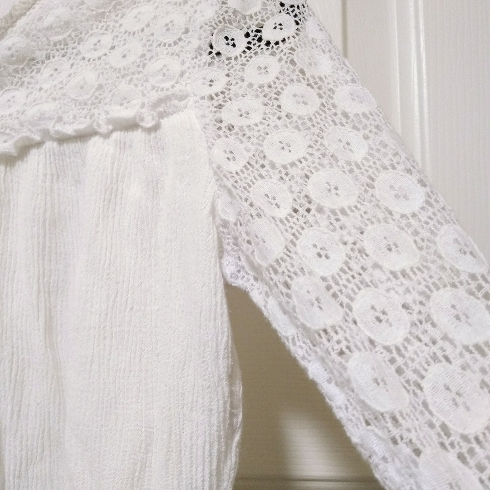 Flowy Crochet Blouse